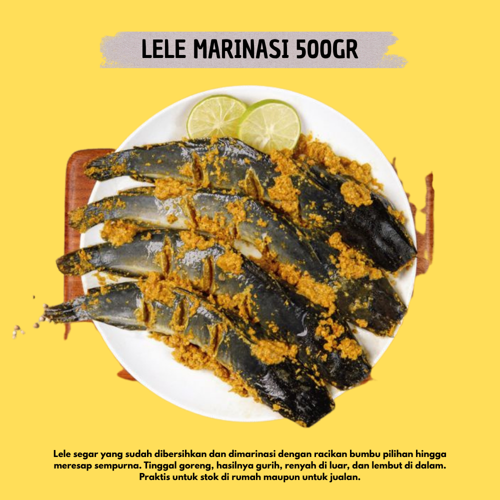 Ikan Lele Bumbu Kuning - Lele Bumbu Siap Masak 500gr