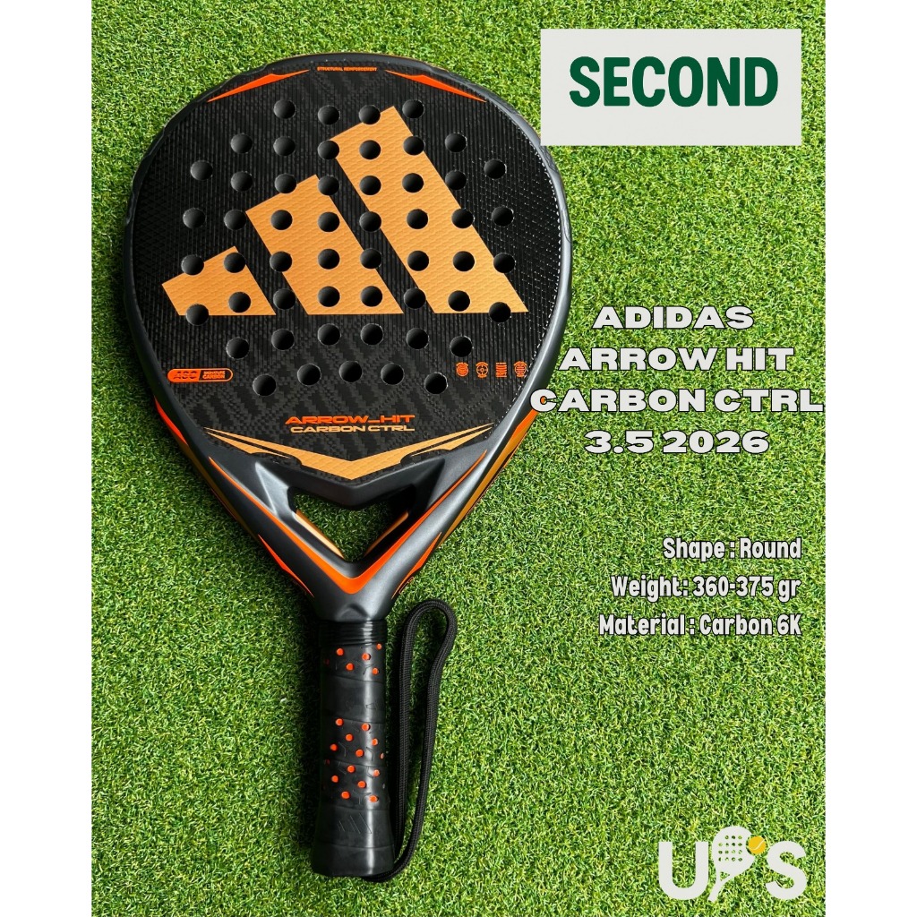 Adidas Arrow Hit Carbon Ctrl 3.5 2026 Raket Padel Second UR0964