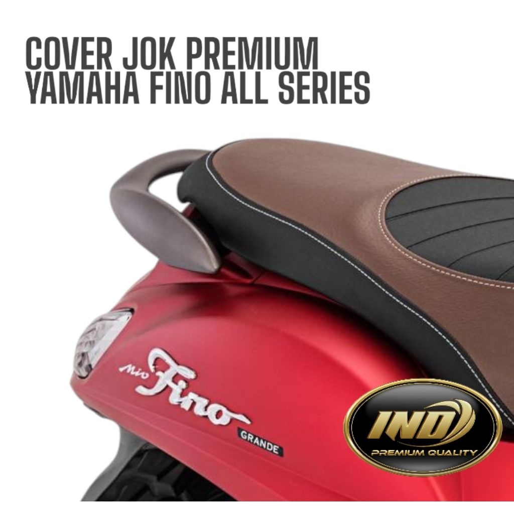 JOK FINO, KULIT JOK MOTOR ORISINIL YAMAHA FINO FI, Fino karbu SARUNG JOK MOTOR FINO