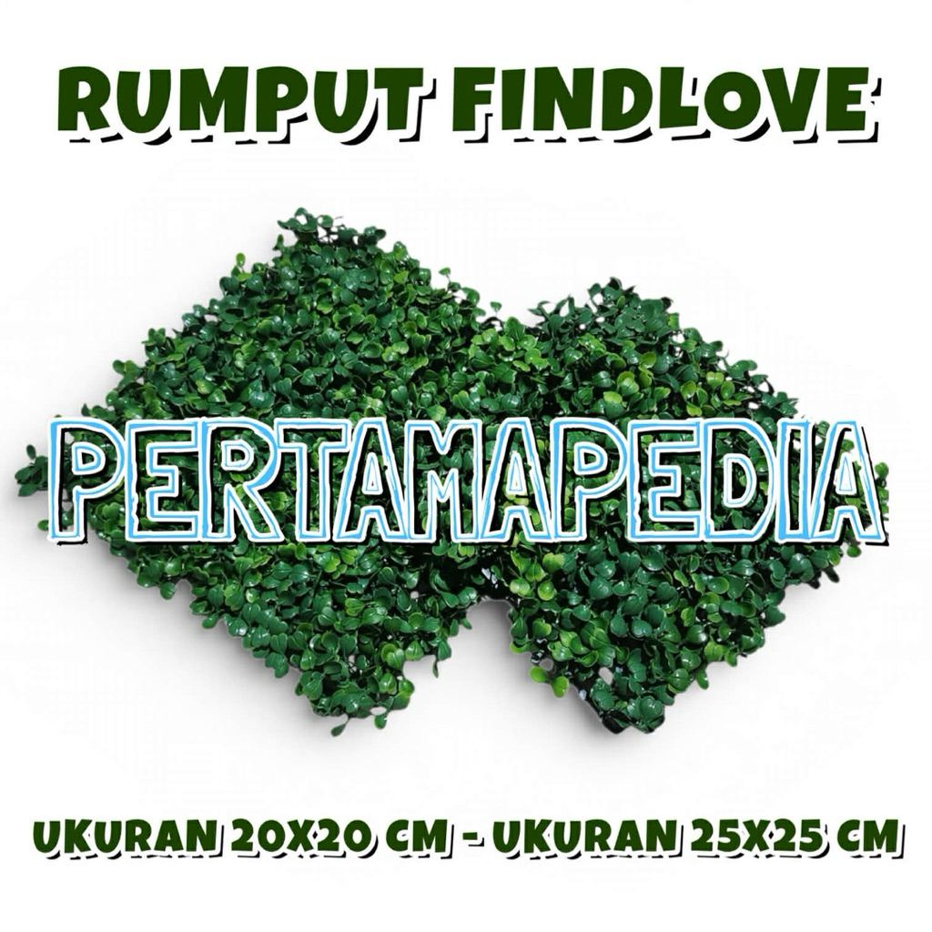 RUMPUT HIJAU PLASTIK FINDLOVE/ RUMPUT ARTIFICIAL/ RUMPUT PLASTIK/ RUMPUT SINTETIS/ RUMPUT DASAR AQUA