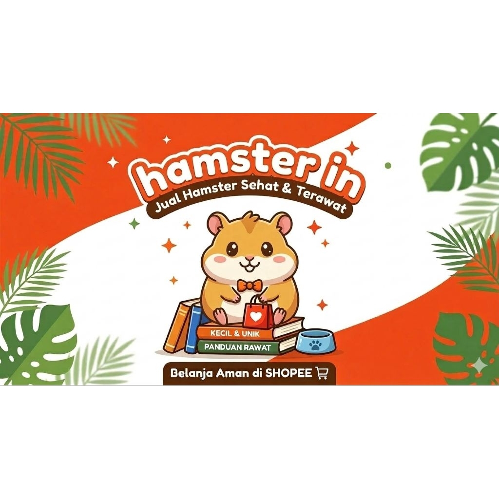 stiker hamster Campbell sepasang cantik 2