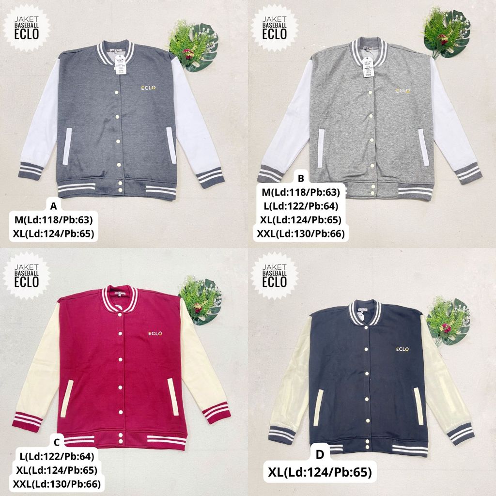 JAKET BASEBALL ECLO UNISEX ORIGINAL
