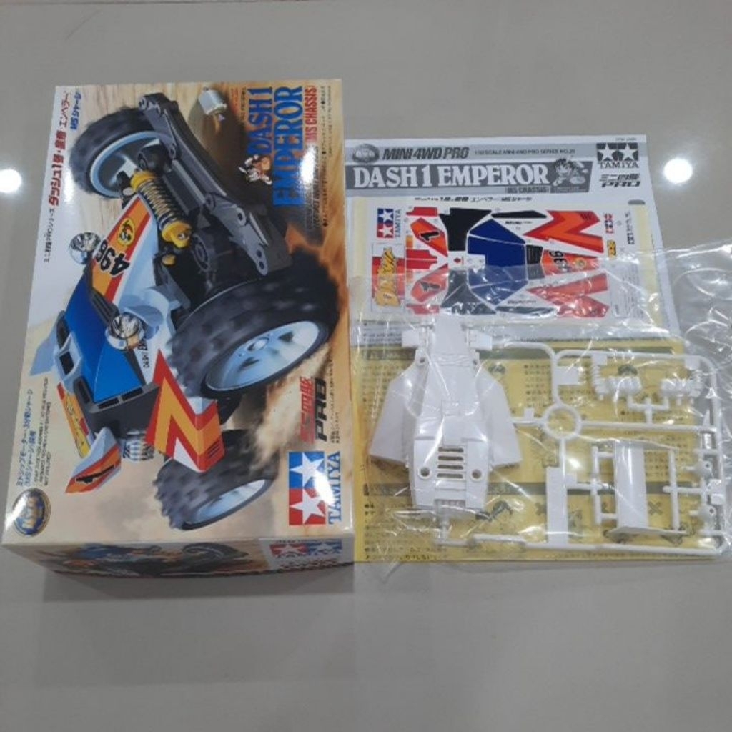 Body Dash 1 Emperor + Decal + Dus Manual Book Ori Tamiya For MS/MA Chassis