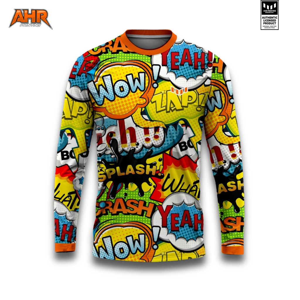 AHR Jersey Sepeda Gravity V2 Full Printing Sublimasi Premium Unisex / Goes / Pria Wanita / Dry-fit /