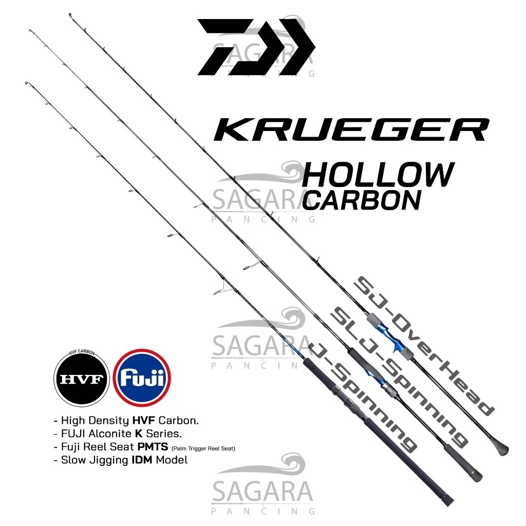 Joran Daiwa Krueger | Joran Slow Jigging | Rod Jigging | Joran Jigging Ring Sudah Fuji