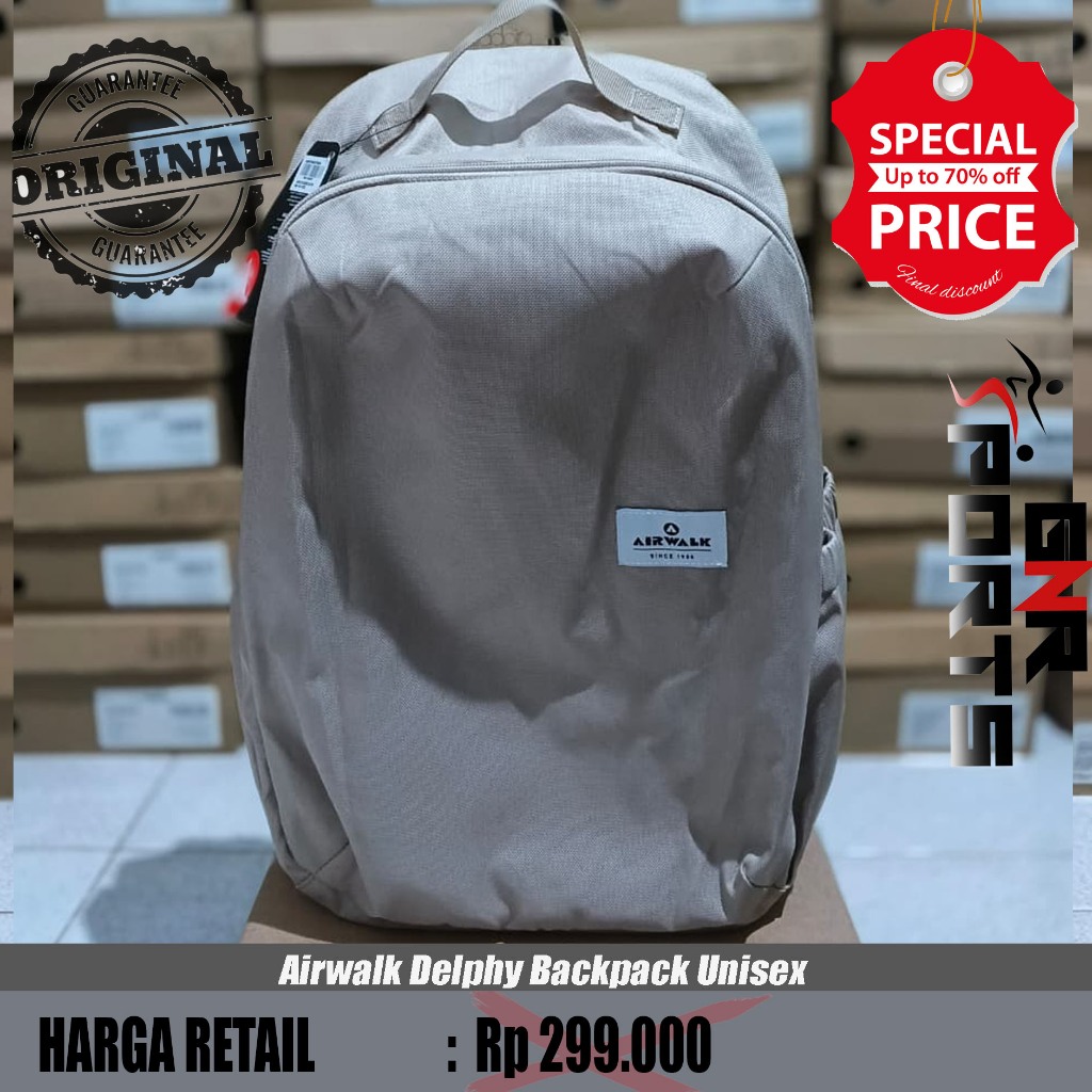 Tas Airwalk Delphy Backpack Unisex Original 100%
