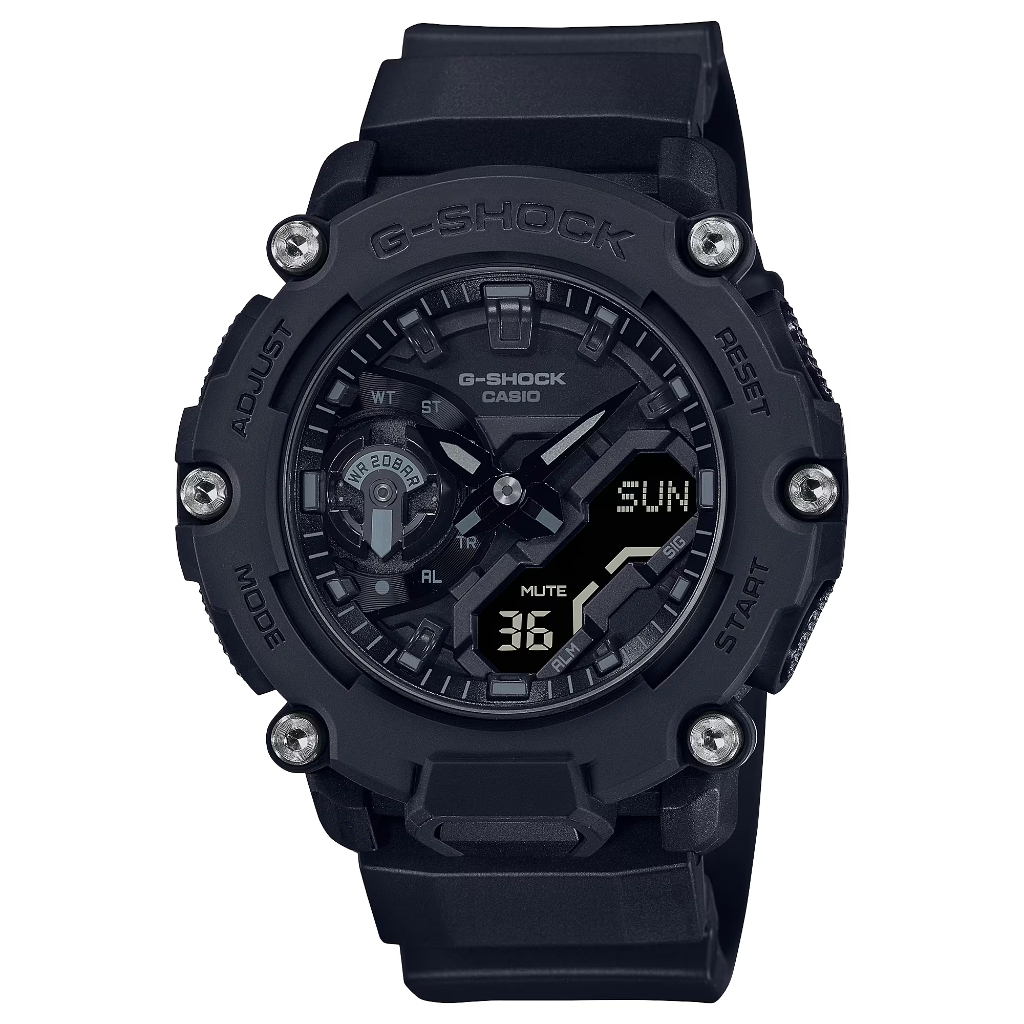 JAM TANGAN PRIA G-SHOCK GA-2200BB-1ADR ORIGINAL