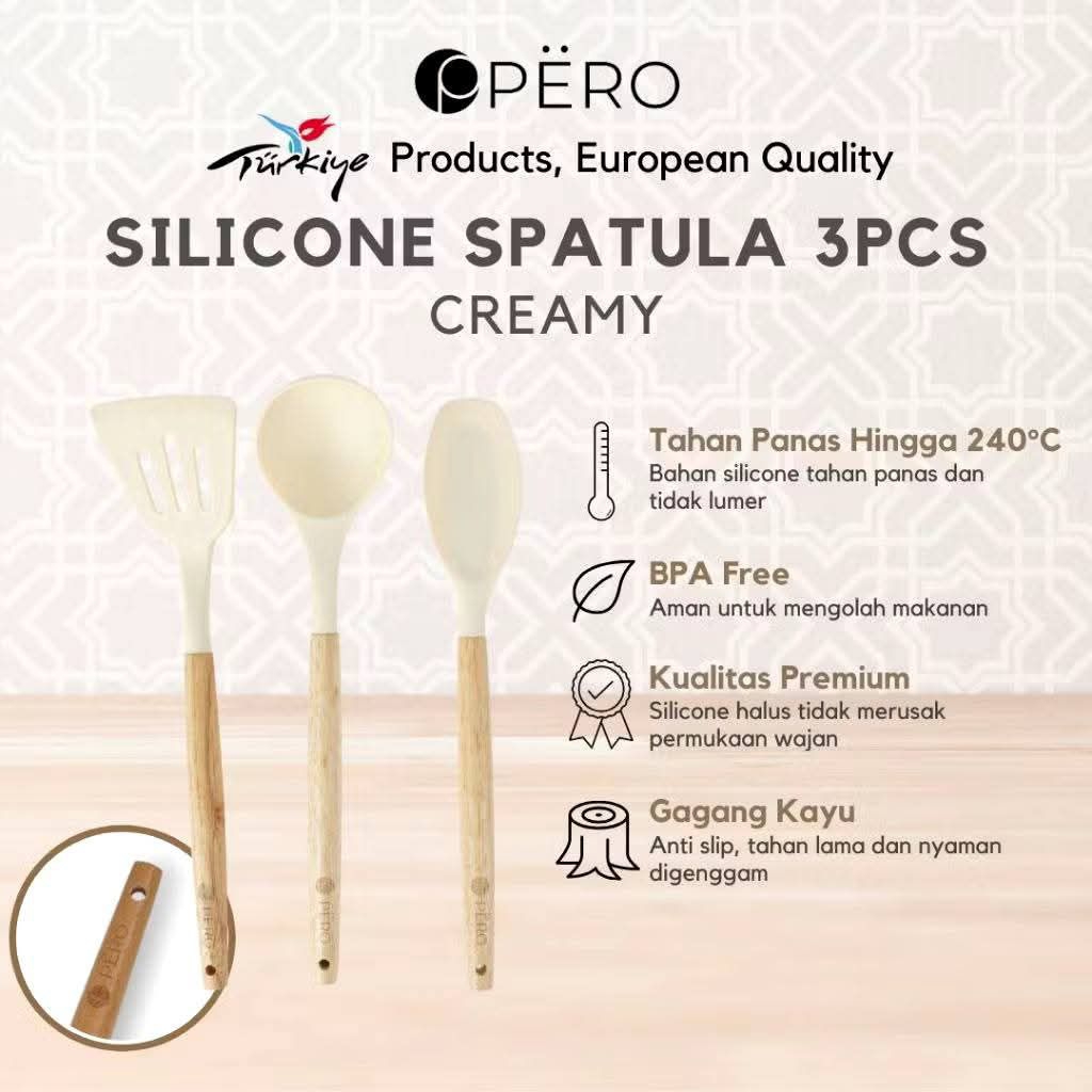 Pero Silicone spatula set 3pcs