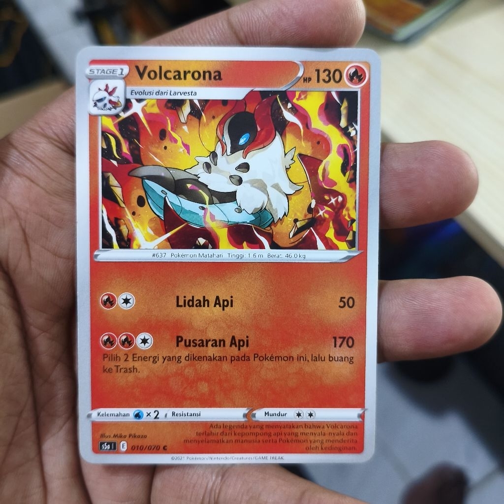 volcarona tcg pokemon / kartu pokemon