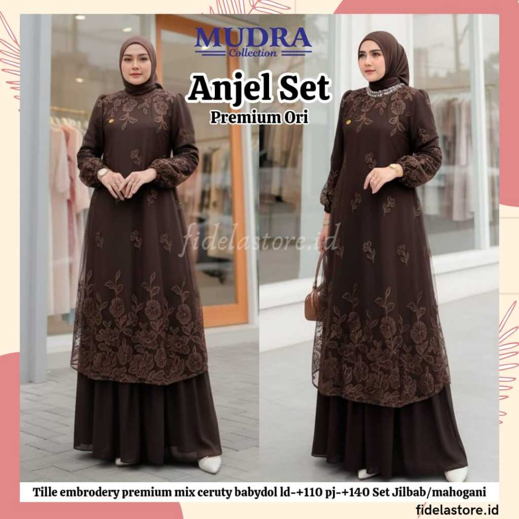Mudra Hijab| Gamis Terbaru| Gamis Wanita| Gamis Pesta| Dress Kondangan| Gamis Mudra| Gamis syari| Mi