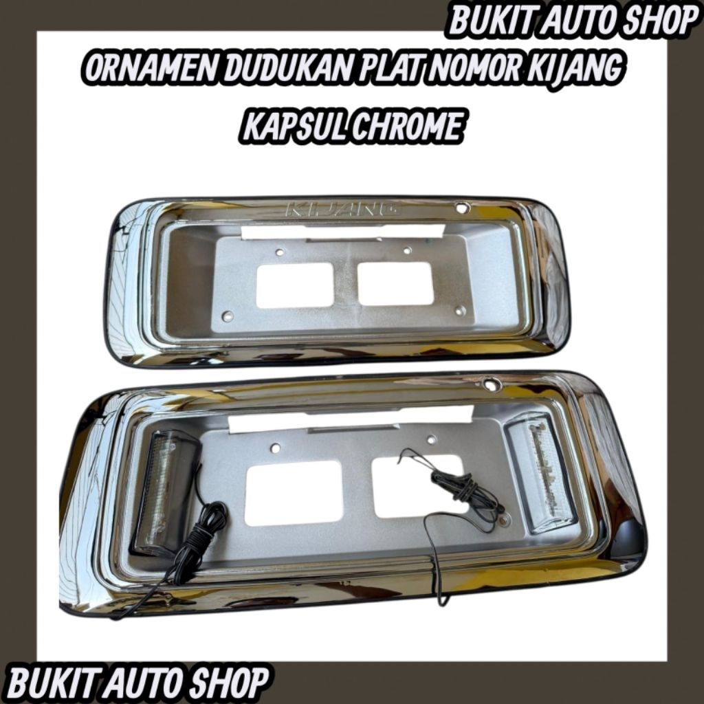 ORNAMENT PLAT NOMOR KIJANG KAPSUL LIST BAGASI BELAKANG KIJANG NEW 1997-2004 LX/LGX/LSX