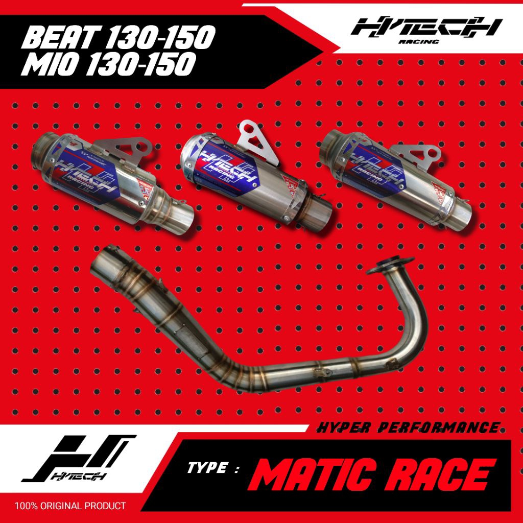 Knalpot Mio Beat 130CC 150CC Hytech Racing