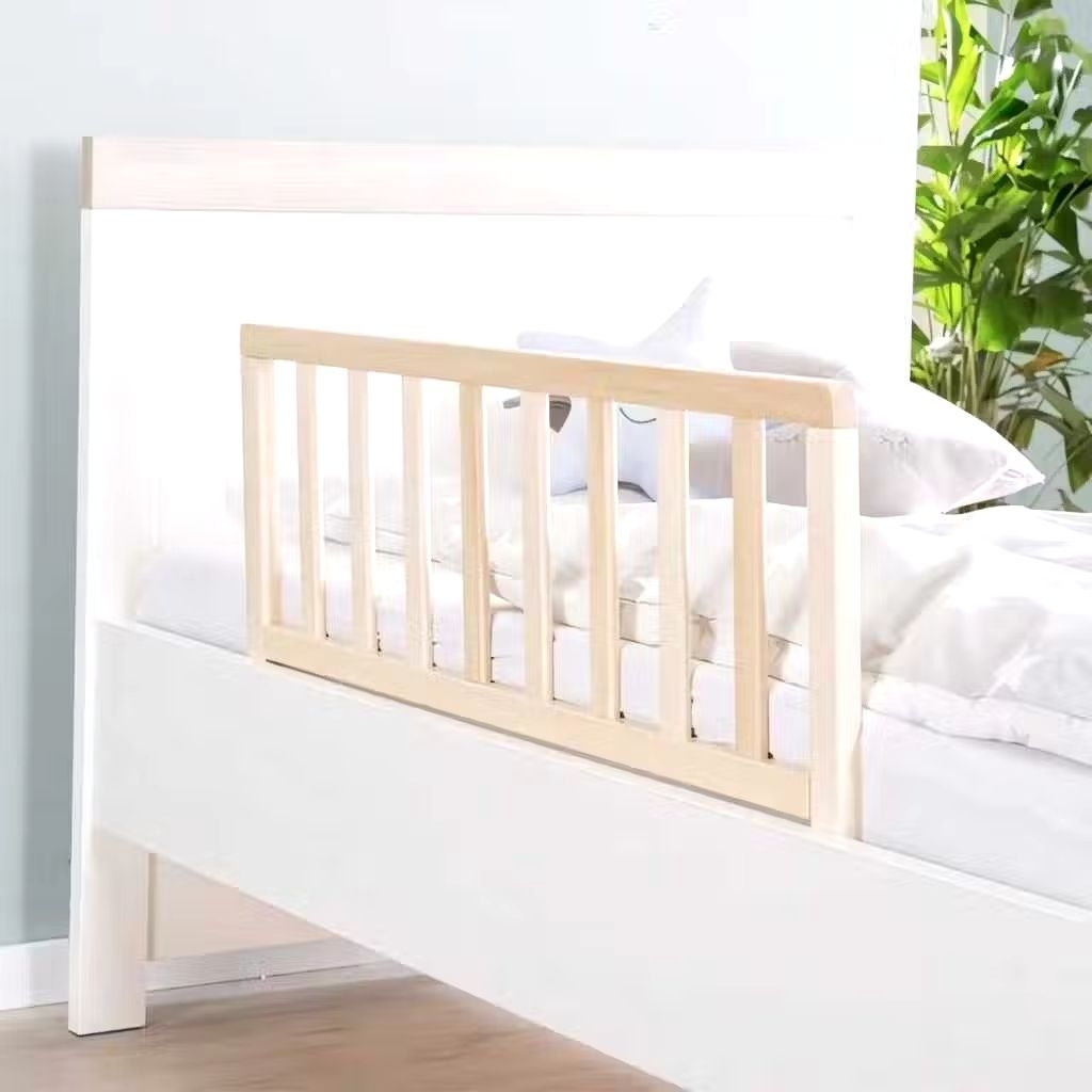 Pagar Bayi Kayu Modern / Pagar Bayi Minimalis / Pagar Tempat Tidur Untuk Keamanan Bayi