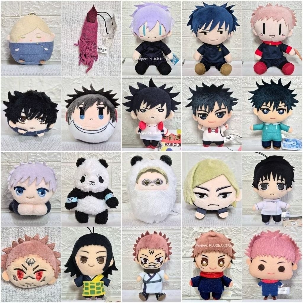 Geto Gojo Megumi Fushiguro Jujutsu Kaisen JJK kostum cosplay Nanami itadori plush naoya kostum cospl