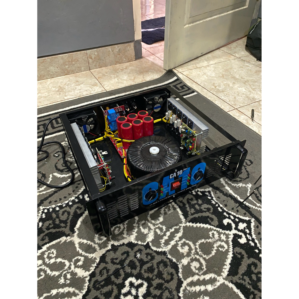 Power Amplifier 10A CT 45 Rakitan Box CA10 Mini-suara jernib bas nendang