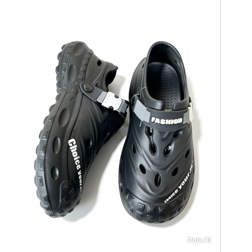 sepatu sandal pria karet slip on