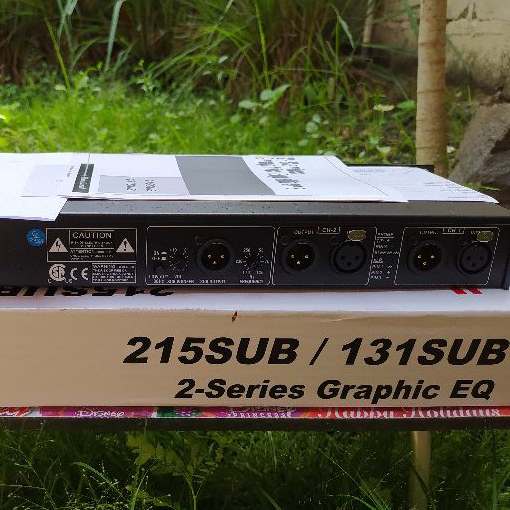 Equalizer DBX 215 / 215XL 2x15 Band Graphic Equalizer | EQ Audio Sound System Profesional