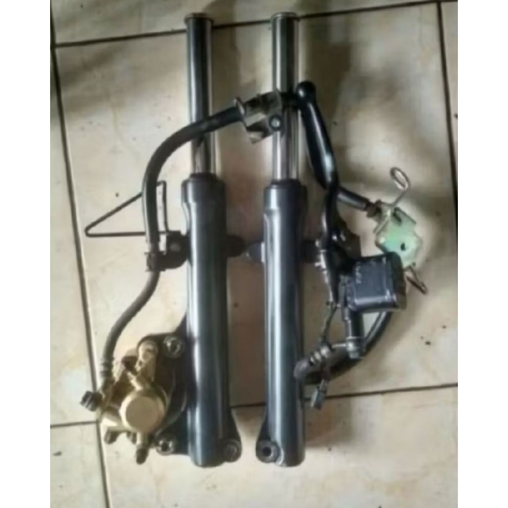 Shock Depan+Cakram Jupiter Mx 135 Original Copotan