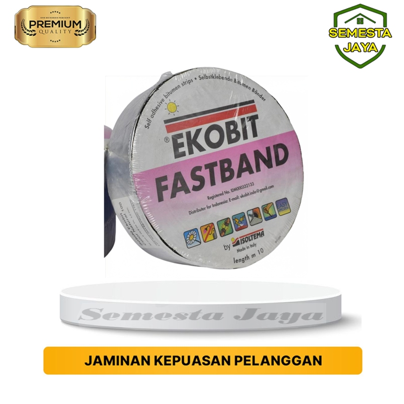 Isolasi Genteng Atap Rumah Lem Lakban Seng Talang Tandon Pipa Selotip Fiber Glass Tape EKOBIT Pereka