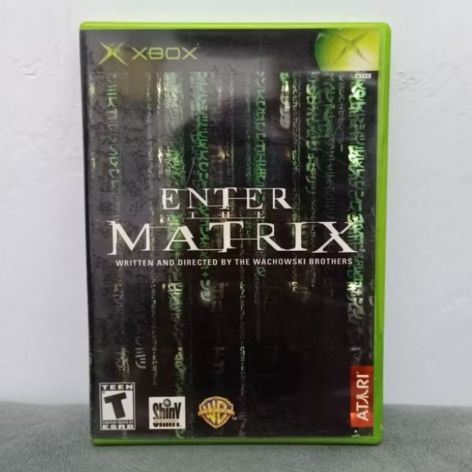 Dvd kaset xbox classic Enter The Matrix original rare