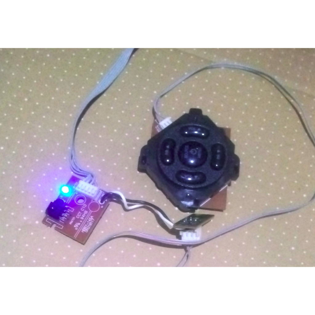 Tombol Menu - IR Sensor Remote TV Polytron PLD 32B1550 - PLD 32T1550