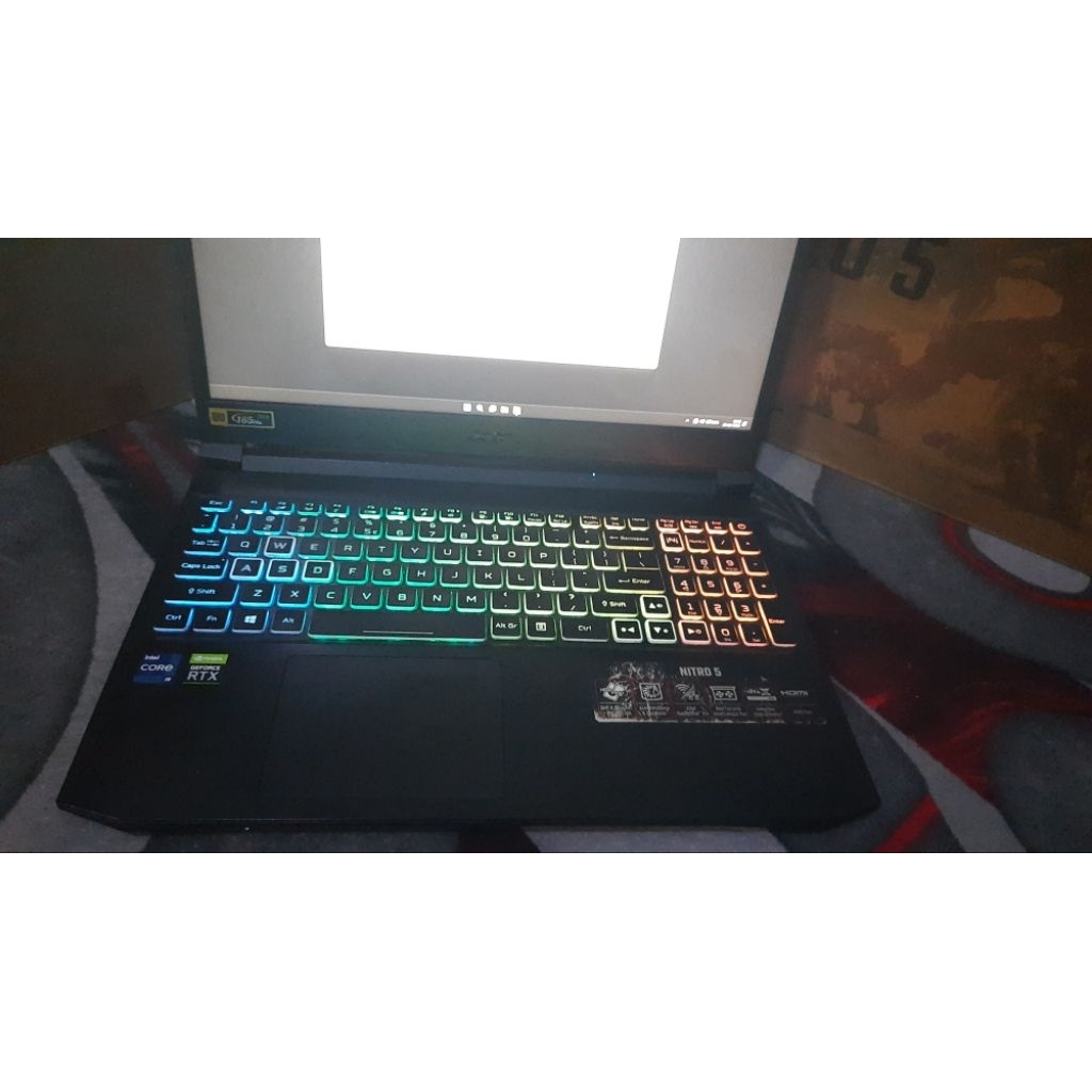 Acer Nitro AN515. Core i9 11900H,,RTX 3060,RGB. Full set