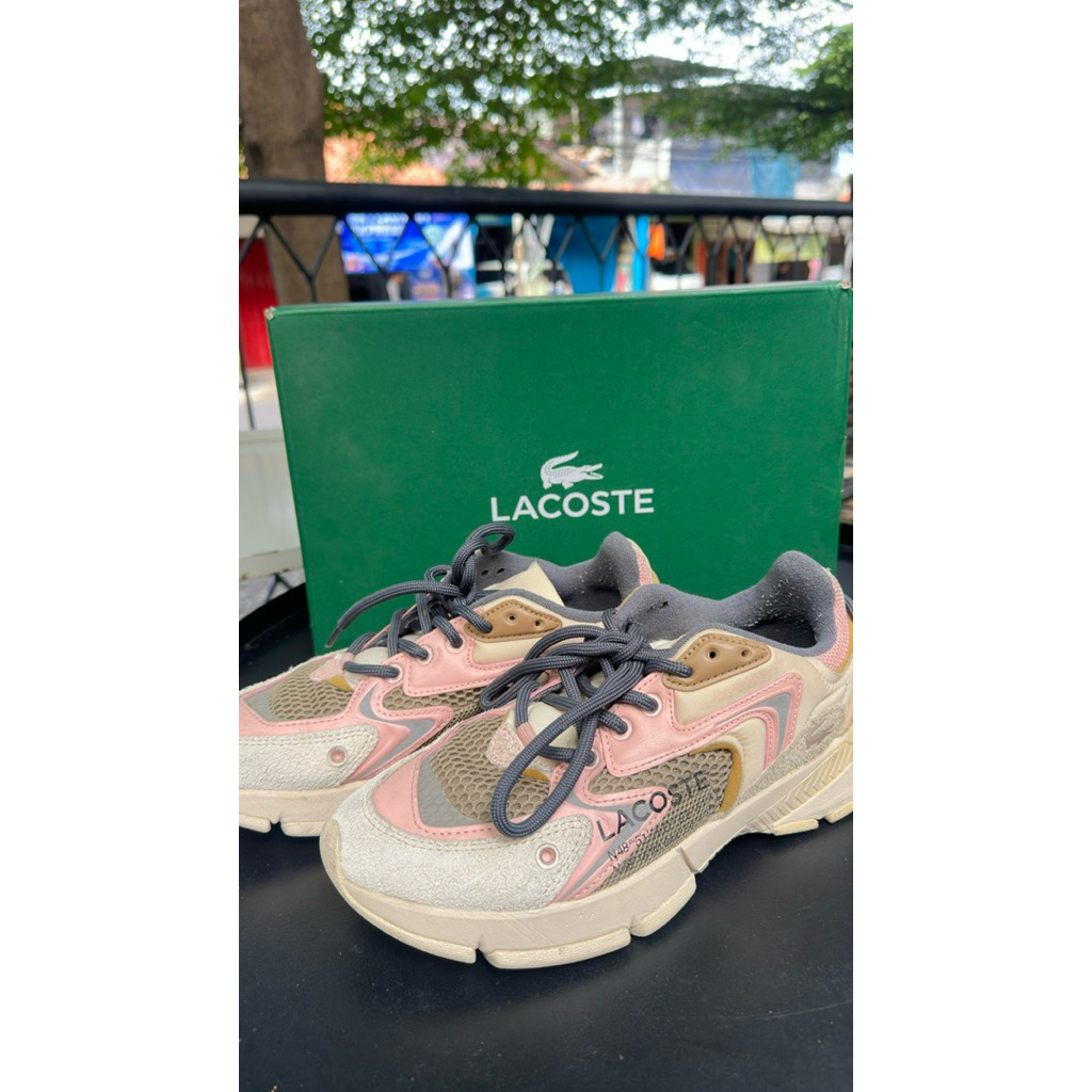 lacoste shoes original unisex - harga bisa nego