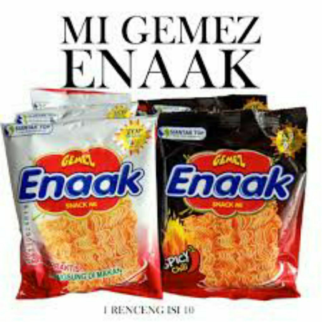 Mie Gemez Enaak Snack Mie Premium 22gr