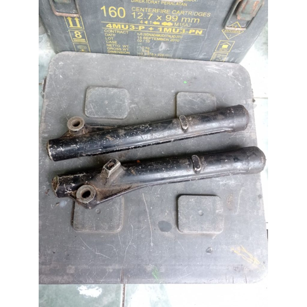 bottom tabung shock depan karisma kirana supra x125 original