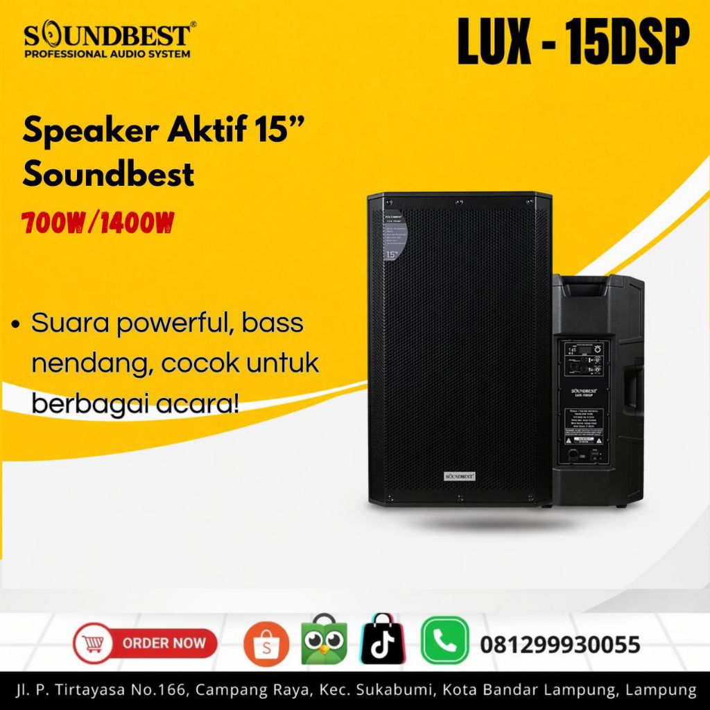 Speaker Aktif 15 Soundbest LUX -15DSP