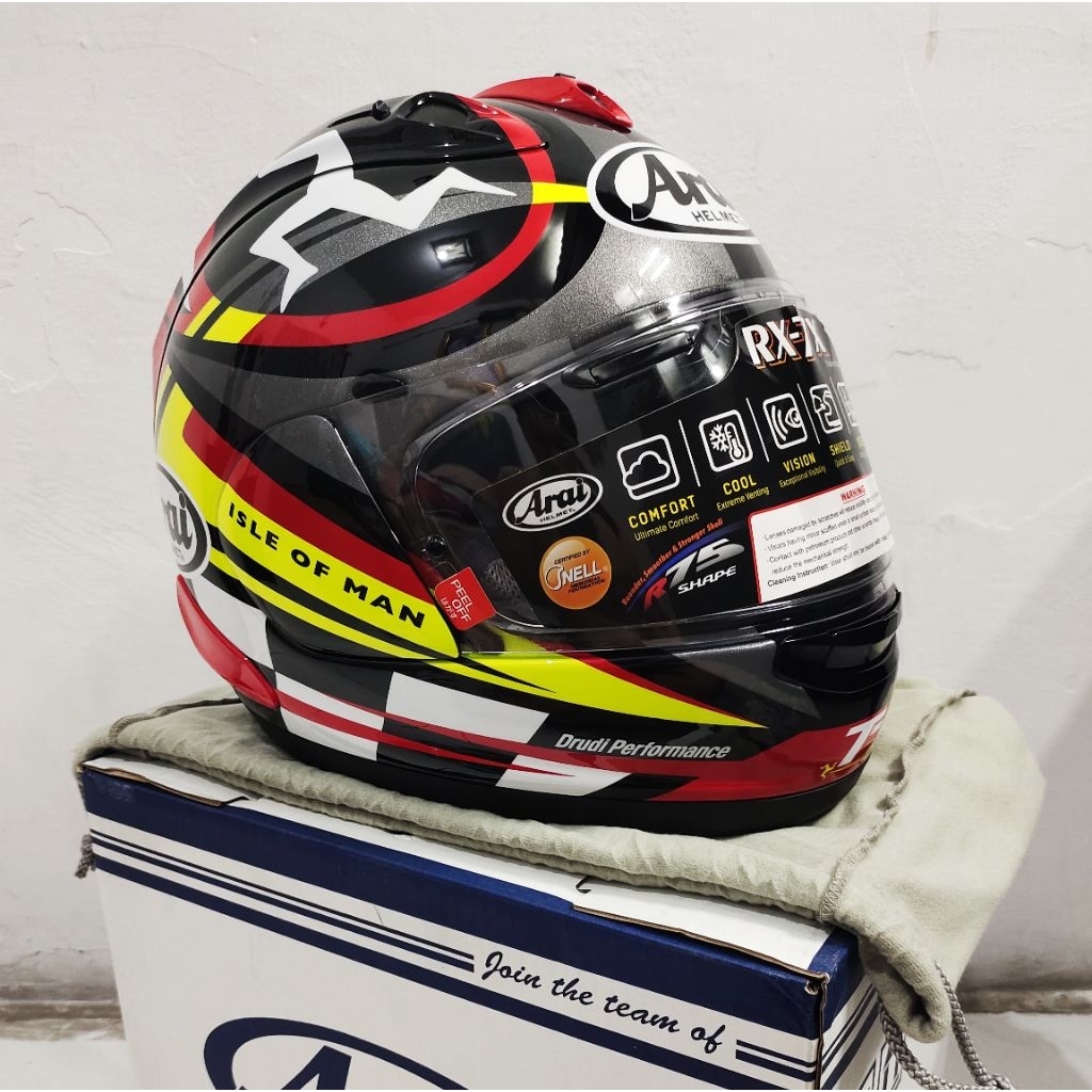 Helm Arai Rx-7x iom TT Limited
