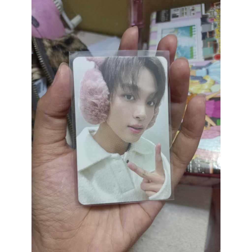 PHOTOCARD HAECHAN PINK CHRISTMAS NCT 127