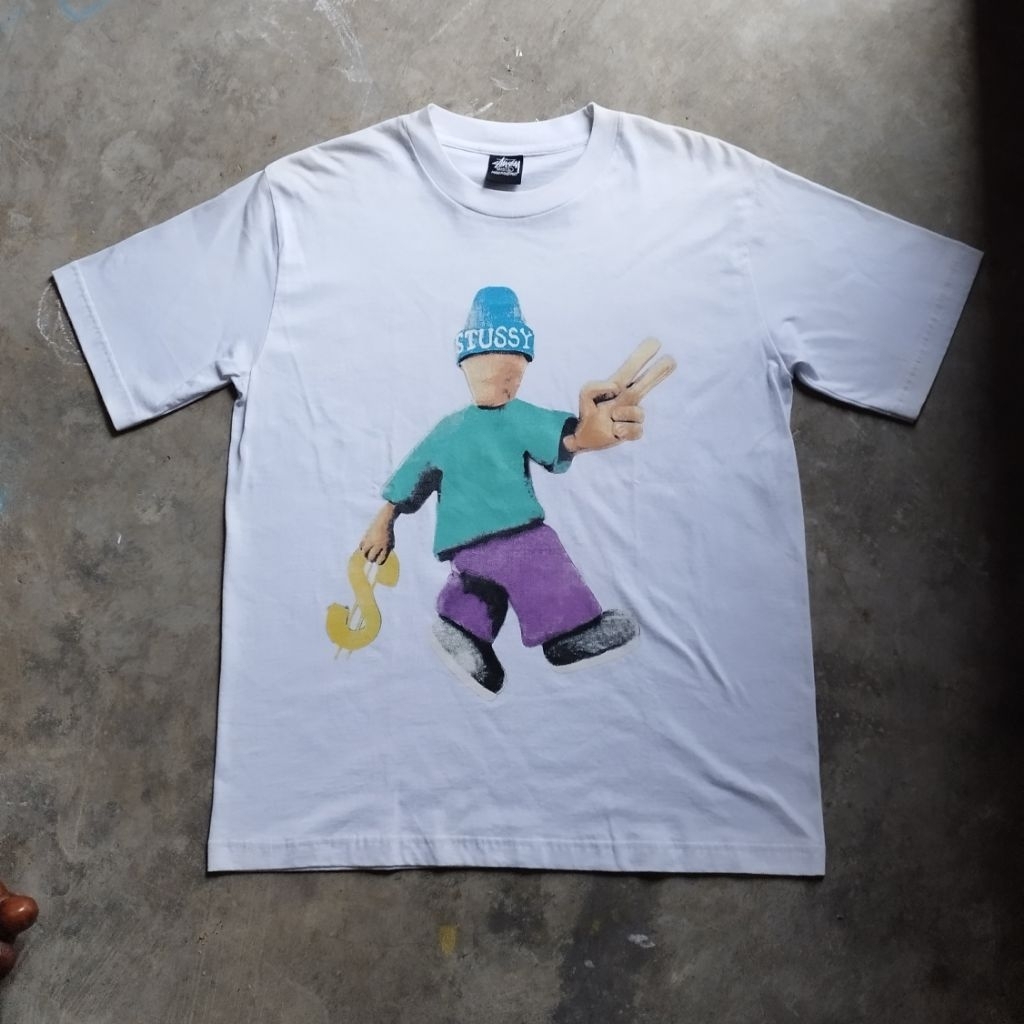KAOS BRAND STUSS1 putih
