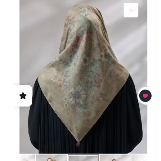 ZM Zaskia Mecca Hijab Silky Voal Edisi Timun Mas (Preloved)