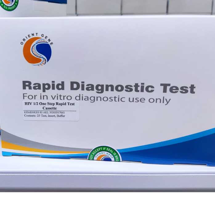 Rapid Tes HIV 1/2 cassete Orient | Alat tes hiv 1/2 | Tes Anti HIV | Hiv 1.2 orient