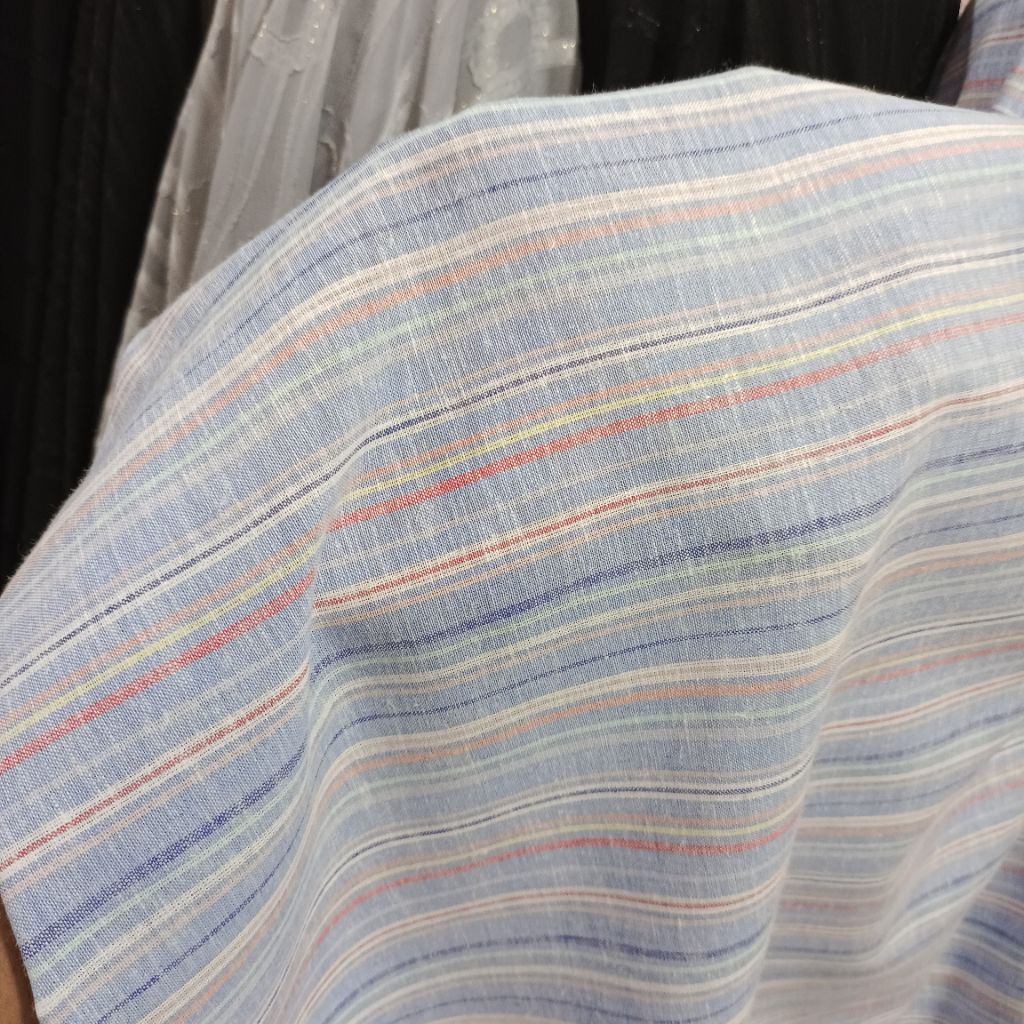 kain cotton linen motif - kain katun meteran - kain katun linen pure premium - kain katun lembut sej
