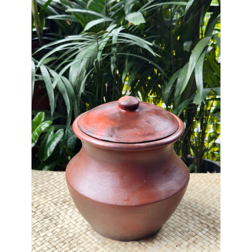 Kendi jeporo tanah liat kecil 23cm