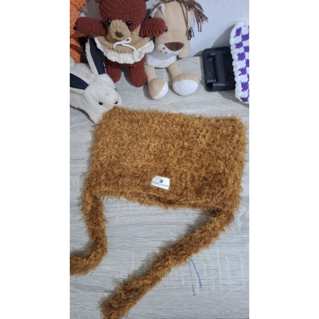 [Nesa_crochet] Beanie cat crochet ||Topi kupluk kucing rajut