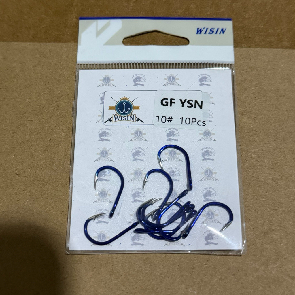 Kail Pancing (KAIL TYPE KECIL) Premium Warna Biru isi 10pcs/pack Kail Pancing Baja Karbon Tinggi Ber