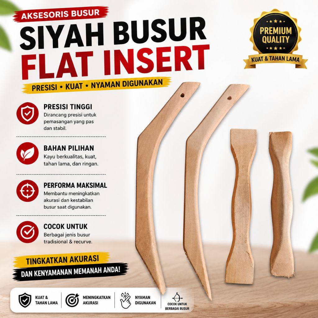 Siyah Busur Flat Insert