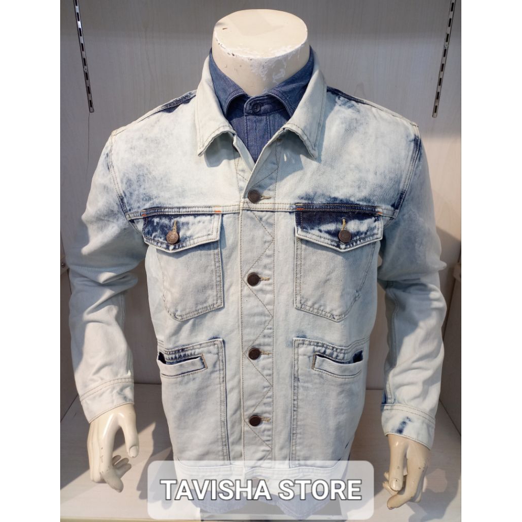 Jaket Denim Pria EMBA Original 100%