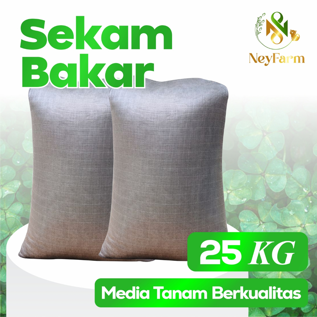 Sekam Bakar Karung Media Tanam Arang Sekam bakar karung 25KG