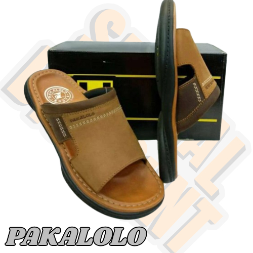 Sandal Kulit Pria Pakalolo 0873 PAKALOLO KOKOP KULIT ORIGINAL SENDAL PAKALOLO GEMUK