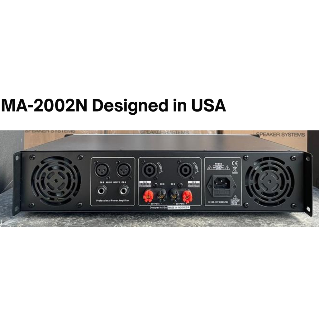 POWER AMPLIFIER MEGAVOX MA2002N MA 2002 MA2002 ORI MEGAVOX 100%