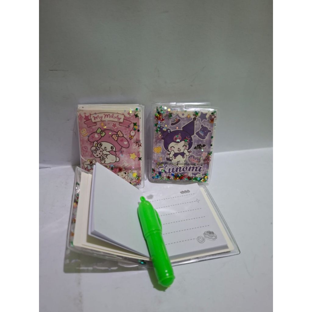 MEMO A7 + BULPEN ( DALAM AIR)/ NOTE MINI / NOTE BOOK / MEMO MINI / MEMO SAKU