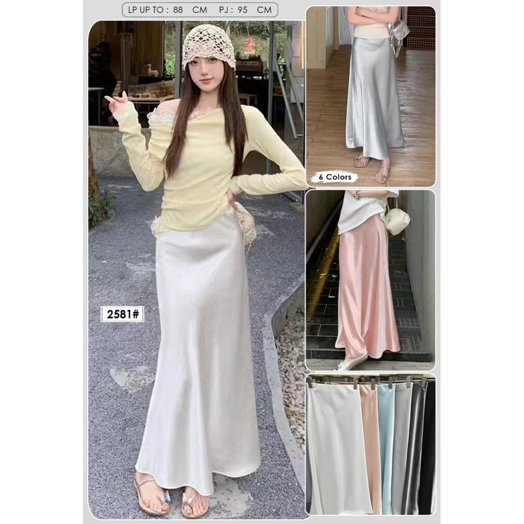 BYLIWA | Silk Skirt Premium | Rok Silk Satin Premium | rok duyung | rok mermaid silk