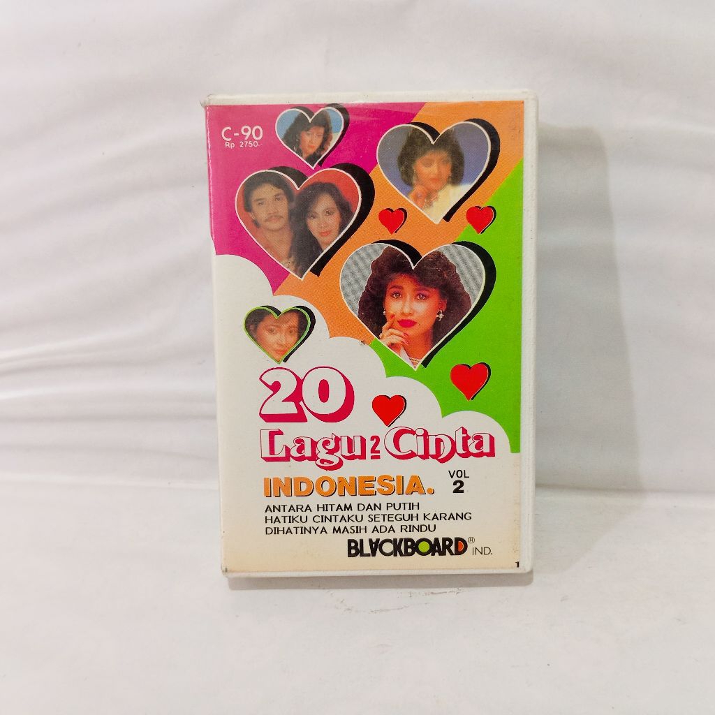 Kaset 20 Lagu - Lagu Cinta Indonesia - Erna Angelia Tio Fanta Nella Regar VA