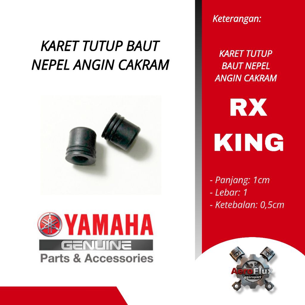 Karet Tutup Baut Nepel Angin Cakram Original Yamaha RX King