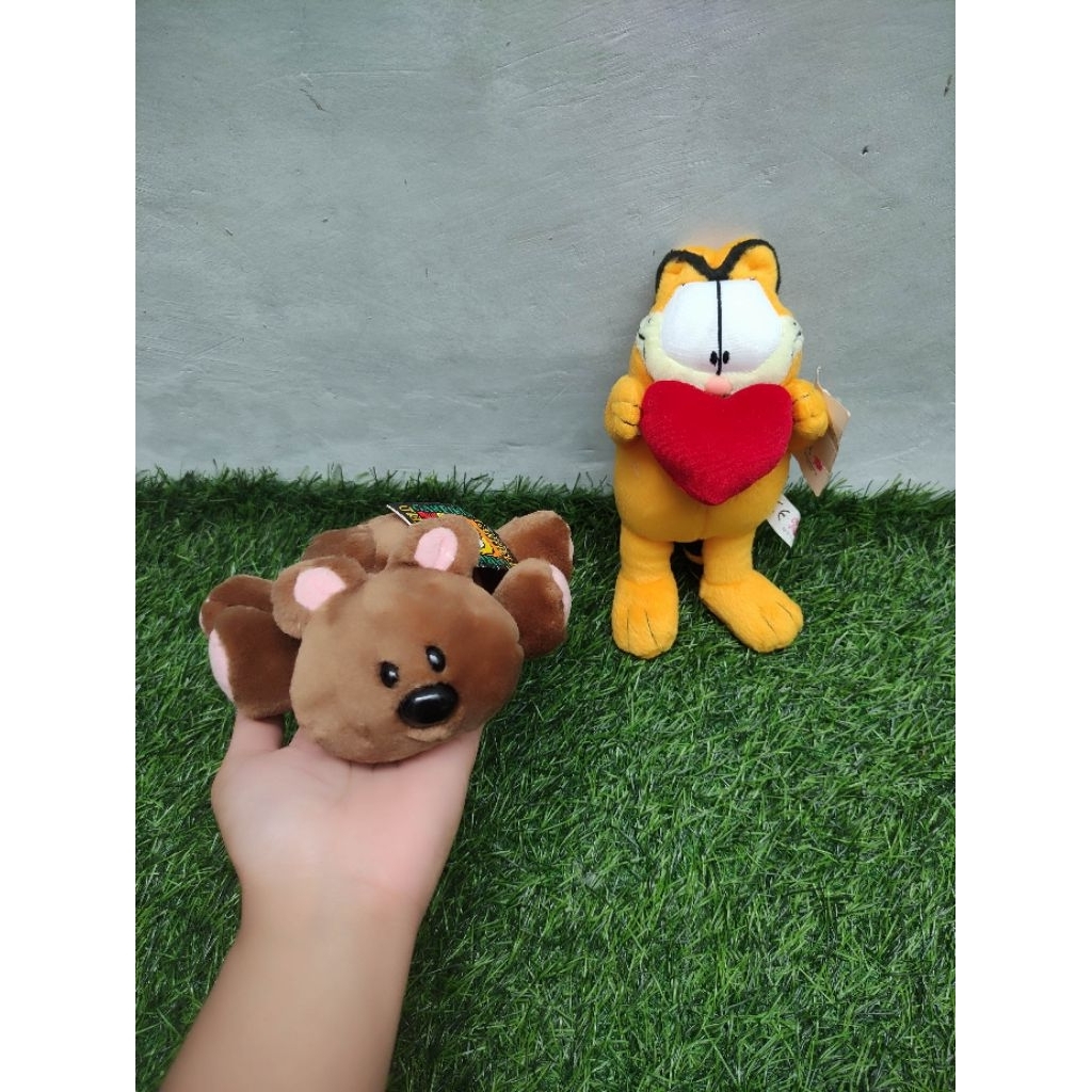 Boneka garfield/ pooky bear original garfield new tag