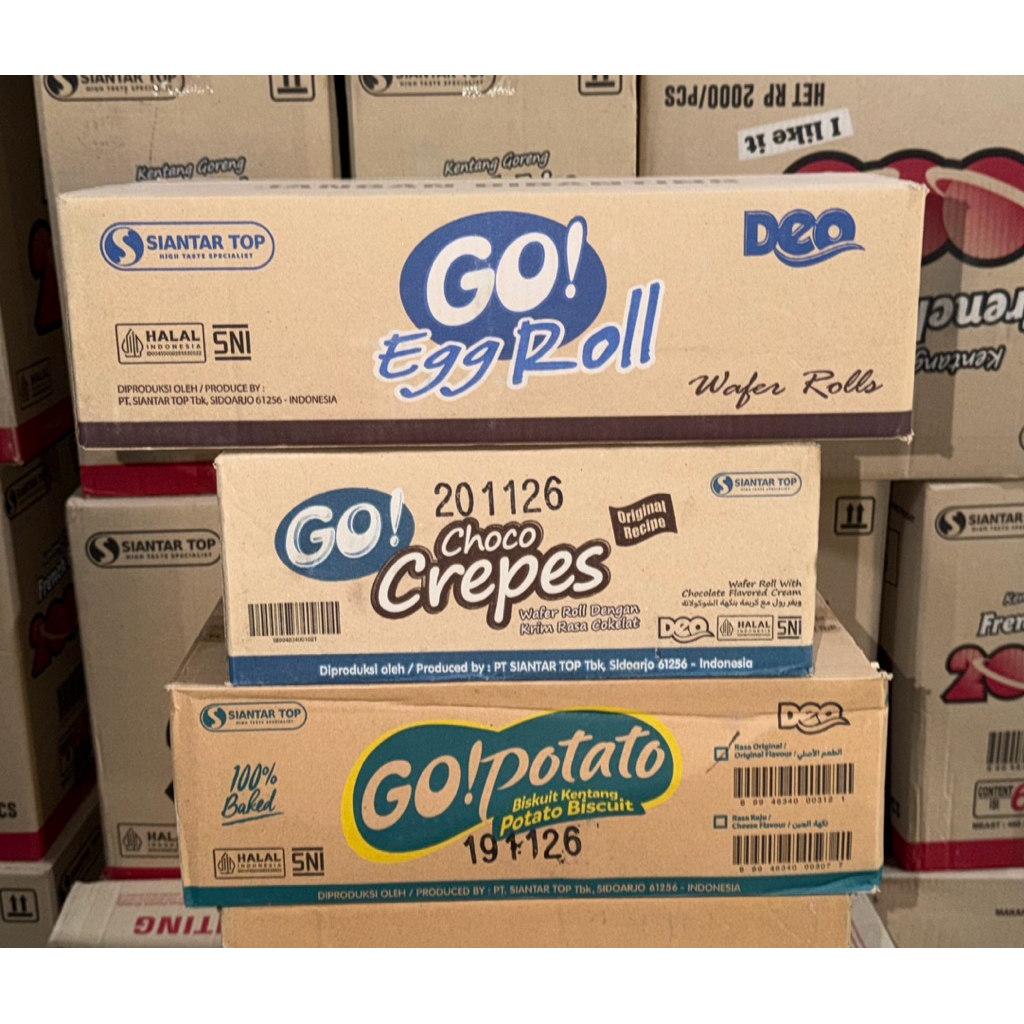 GO POTATO, GO EGGROLL & GO CREPES 1DUS SIANTAR TOP